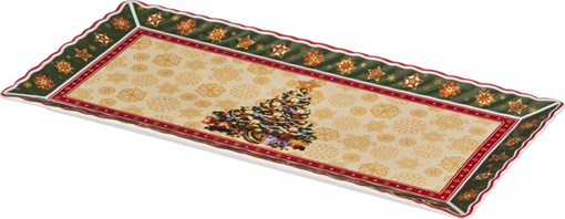 Блюдо "Christmas collection" 36,5*18 см H=2 см - фото 296030