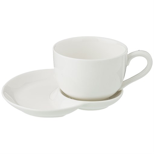 Чайный набор "White basics" на 1 персону 2пр. 160 мл - фото 296738