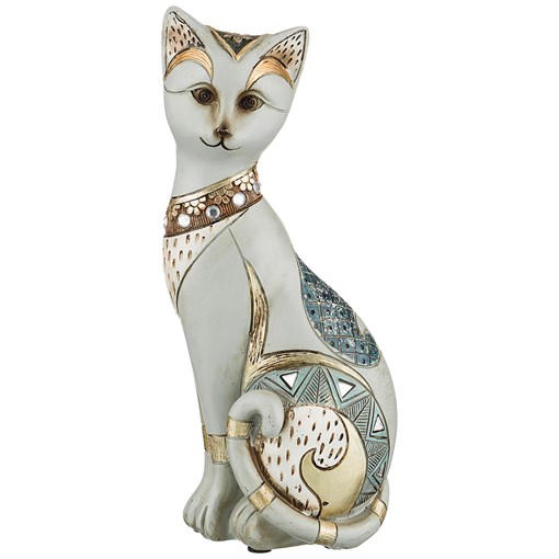 Фигурка "Кошка" 10*7*23 см коллекция "чарруа" - фото 299423