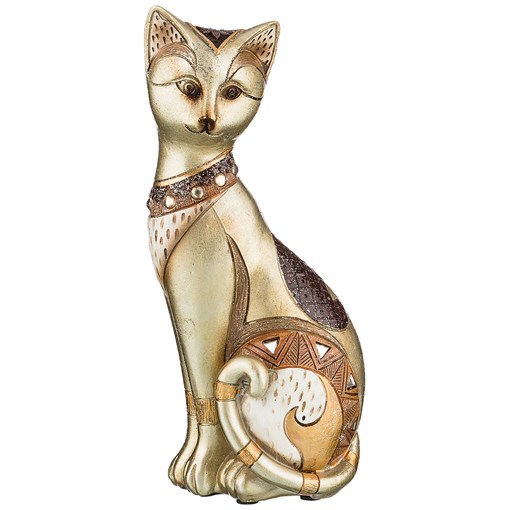 Фигурка "Кошка" 10*7*23 см коллекция "чарруа" - фото 299441