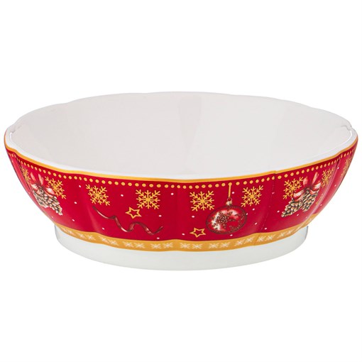 Розетка "Christmas collection", D=12,5 см , H=3,5 см - фото 300091