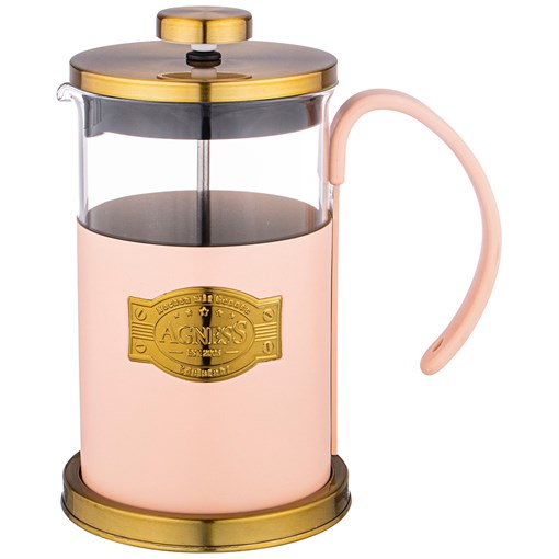 Френч-пресс agness "Тюдор"  600 мл - фото 301719