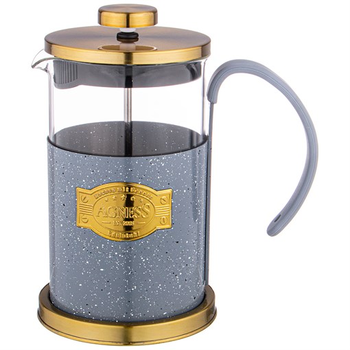Френч-пресс agness "Тюдор"  600 мл - фото 301722