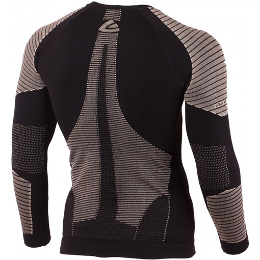Футболка  мужская Rolo/ дл. рукав/ синтетика 260/ черный/ L-XL - фото 308954