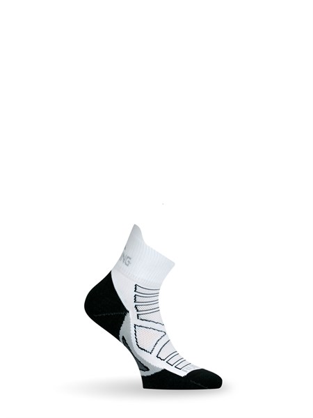 Носки Lasting RPC 098, microfiber+polypropylene, белый с черной подошвой и серой полоской, размер XL - фото 308970