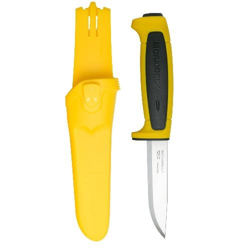 Нож Morakniv Basic 546 2020 Edition нержавеющая сталь, пласт. ручка (желтая) чер. вставка, 13712 - фото 309380
