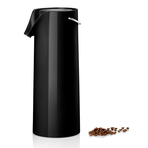 Термос с механической помпой 1,8 л  черный - фото 310273