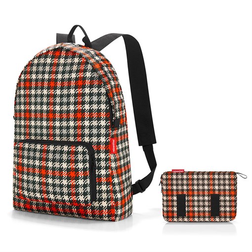 Рюкзак складной mini maxi glencheck red - фото 311189