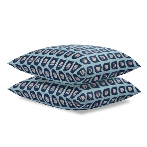 Набор из двух наволочек из сатина с принтом blossom time из коллекции cuts&pieces, 70х70 см - фото 312499