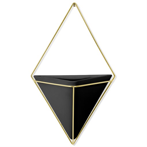 Декор для стен trigg большой черный-латунь - фото 312776