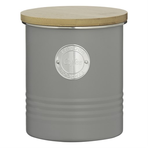 Емкость для хранения кофе living серая 1 л - фото 313503
