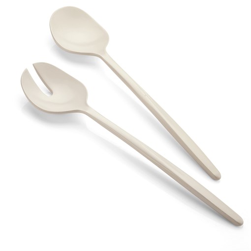 Приборы для салата tierra, молочно-белые, 2 шт. - фото 314187