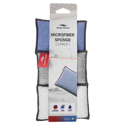 Набор из 3 спонжей из микрофибры - фото 314921