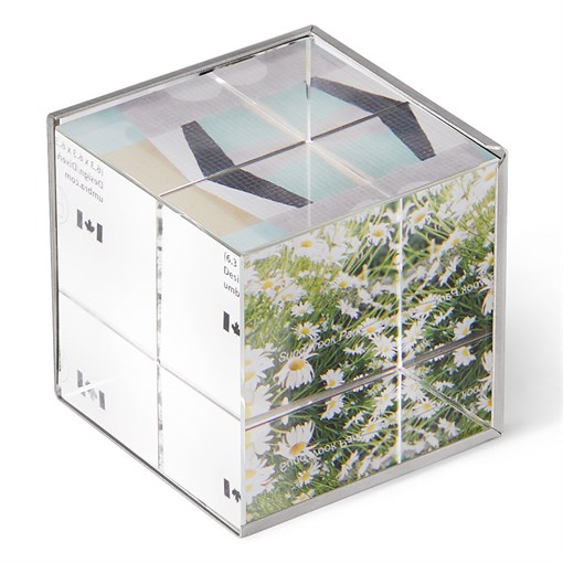 Фоторамка-куб ice frame никель - фото 315864
