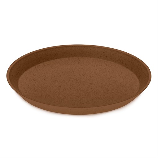 Тарелка connect, organic, ?20,5 см, коричневая - фото 316991