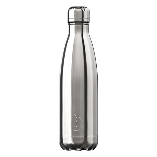 Термос chilly's bottles, chrome, silver, 500 мл - фото 317519