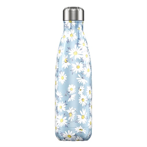Термос chilly's bottles, floral, daisy, 500 мл - фото 317521