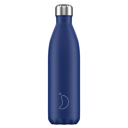 Термос chilly's bottles, matte, blue, 750 мл - фото 317542