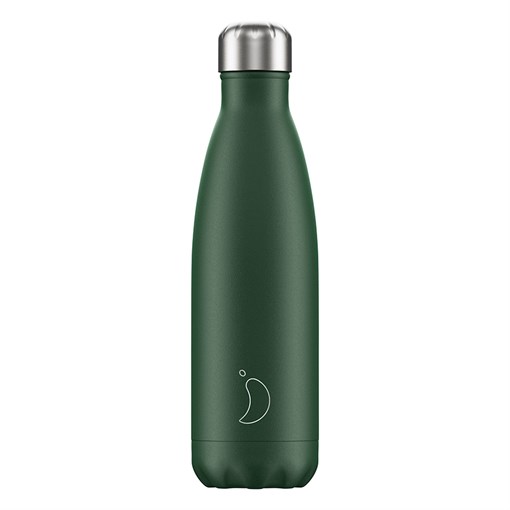 Термос chilly's bottles, matte, green, 500 мл - фото 317549