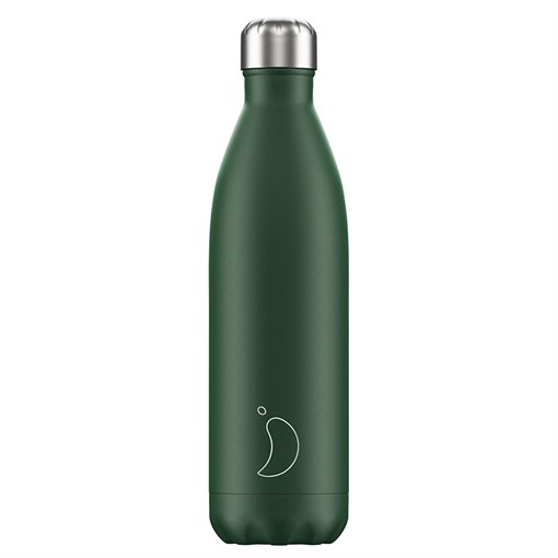 Термос chilly's bottles, matte, green, 750 мл - фото 317555