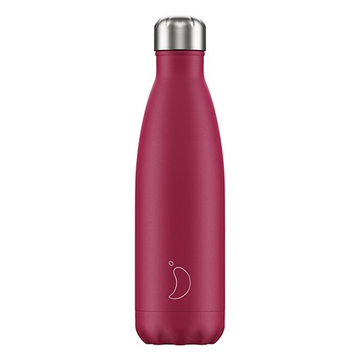 Термос chilly's bottles, matte, pink, 500 мл - фото 317559