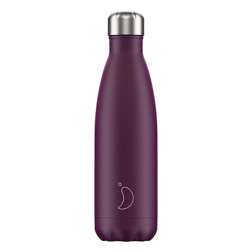 Термос chilly's bottles, matte, purple, 500 мл - фото 317562