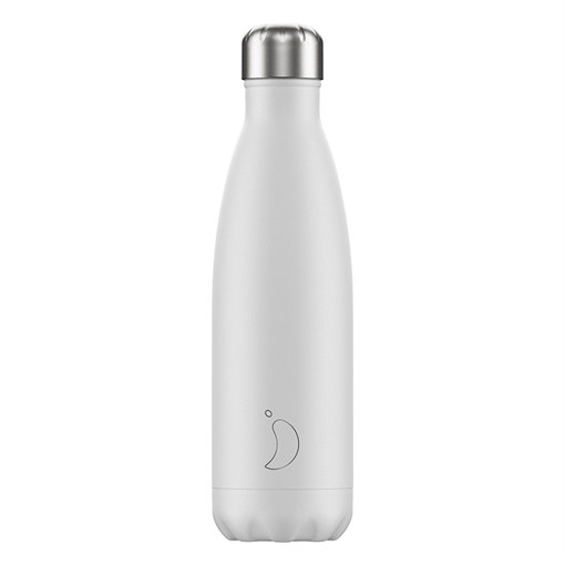Термос chilly's bottles, monochrome, white, 500 мл - фото 317583