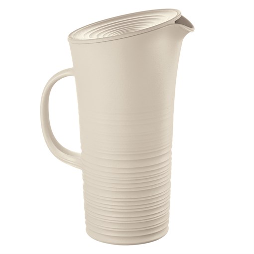 Кувшин с крышкой tierra, 1,8 л, бежевый - фото 317861