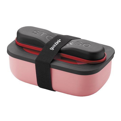 Набор из ланч-бокса и приборов store & go, красный - фото 317963