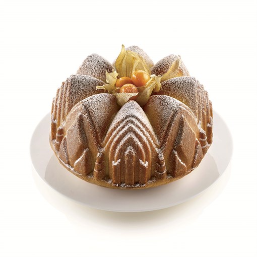 Форма для приготовления пирогов и кексов cathedral 22 х 10 см силиконовая - фото 318244