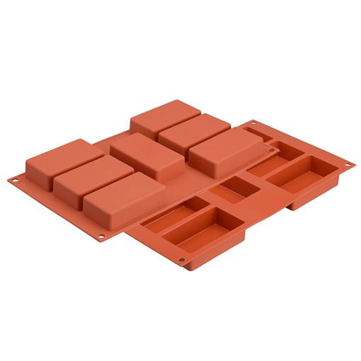 Форма для приготовления пирожных rettangolo силиконовая - фото 318583