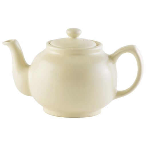 Чайник заварочный matt glaze 1,1 л кремовый - фото 319395
