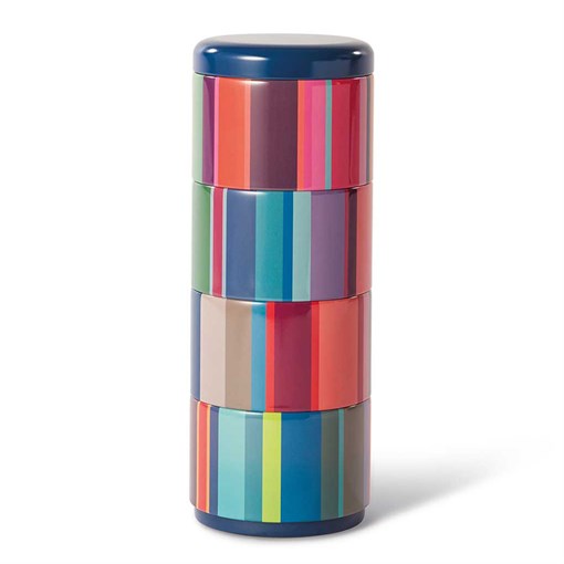 Набор контейнеров для снеков remember, stripes, 4 шт. - фото 320648