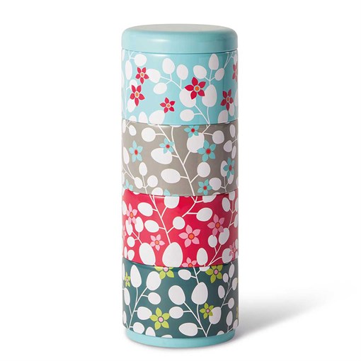 Набор контейнеров для снеков remember, primavera, 4 шт. - фото 320652