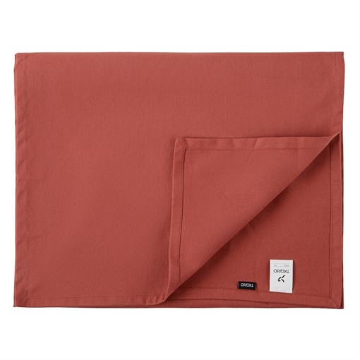 Дорожка на стол из хлопка терракотового цвета из коллекции prairie, 45х150 см - фото 322051