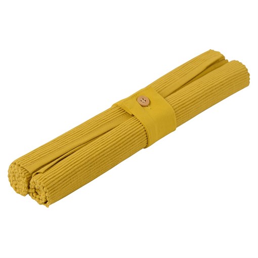 Набор салфеток под приборы из хлопка горчичного цвета из коллекции prairie, 35х45 см - фото 322260