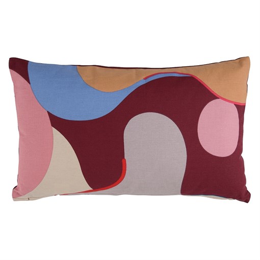 Подушка декоративная из хлопка с авторским принтом из коллекции freak fruit, 30х50 см - фото 322438