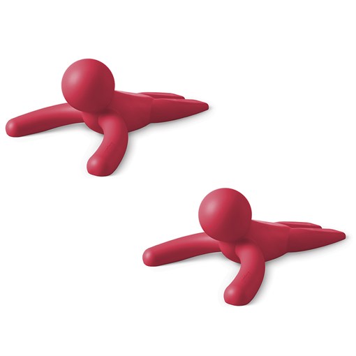 Набор из 2 дверных стопперов buddy красный - фото 322816