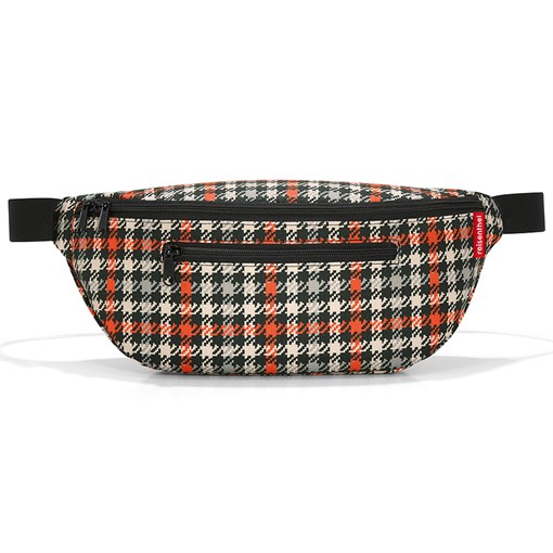Сумка поясная beltbag m glencheck red - фото 323167