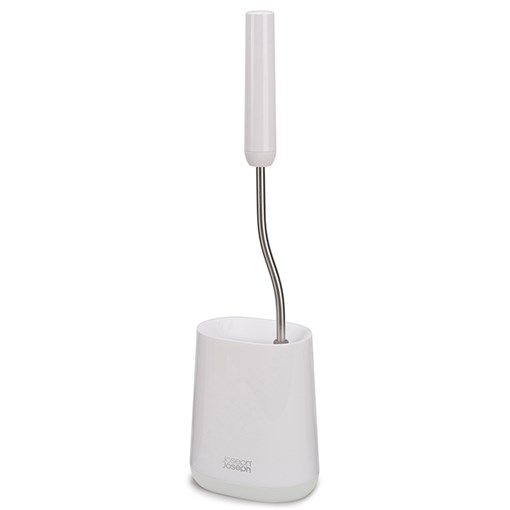 Ёршик для унитаза flex компактный белый - фото 323524