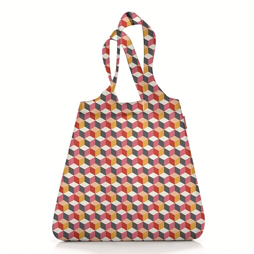 Сумка складная mini maxi shopper cubes red - фото 323580