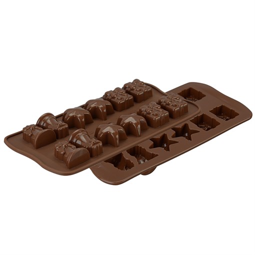 Форма для приготовления конфет christmas силиконовая - фото 323803