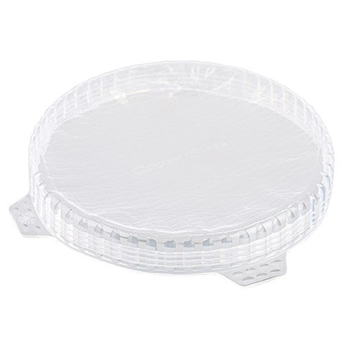 Крышка coverflex ?21 см силиконовая голубая - фото 323859