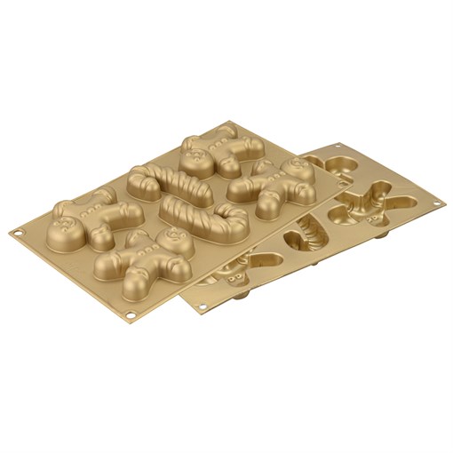 Форма для приготовления пирожных ginderbread man силиконовая - фото 323958