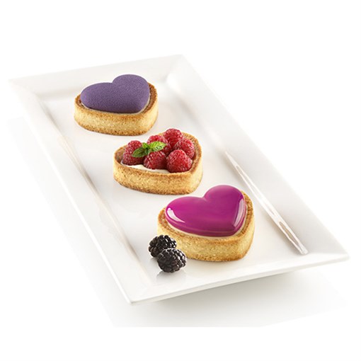 Набор для приготовления пирожных mini tarte petit amour силиконовая - фото 323976