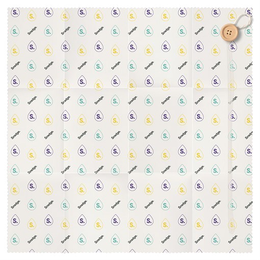 Обертка для сэндвича многоразовая droplet 35х35 см, пчелиный воск - фото 324535