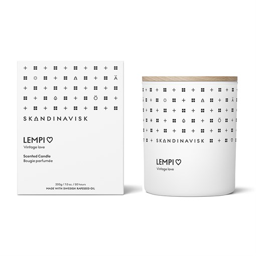 Свеча ароматическая lempi с крышкой, 200 г (новая) - фото 324694