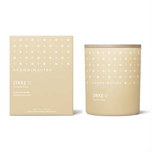 Свеча ароматическая lykke с крышкой, 200 г (новая) - фото 324710