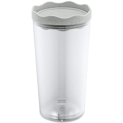 Банка для сыпучих продуктов prince, organic, 1 л, серая - фото 325738