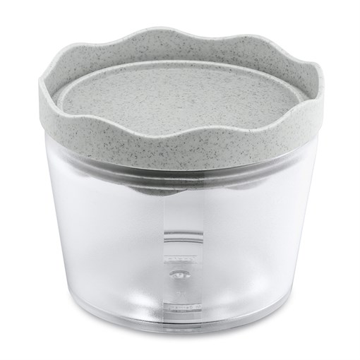 Банка для сыпучих продуктов prince, organic, 300 мл, серая - фото 325748